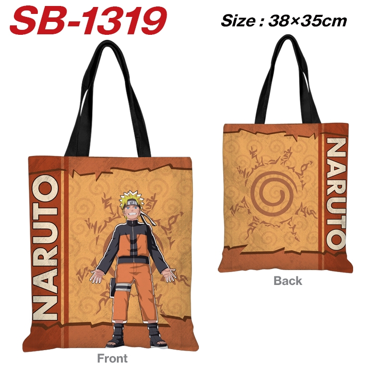 Naruto Anime Canvas Handheld Shoulder Bag Handbag Shopping Bag 38X35CM SB-1319