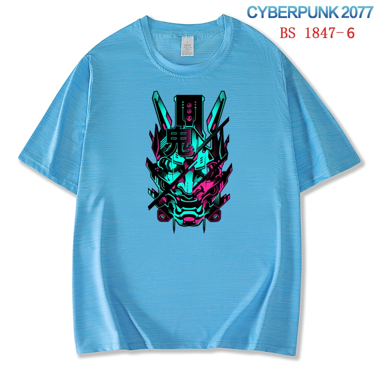 Cyberpunk ice silk cotton loose and comfortable T-shirt from XS to 5XL  BS-1847-6