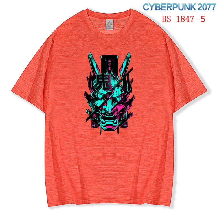 Cyberpunk ice silk cotton loose and comfortable T-shirt from XS to 5XL BS-1847-5