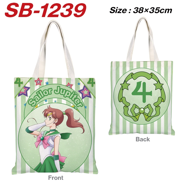 full house of magic Anime Canvas Handheld Shoulder Bag Handbag Shopping Bag 38X35CM