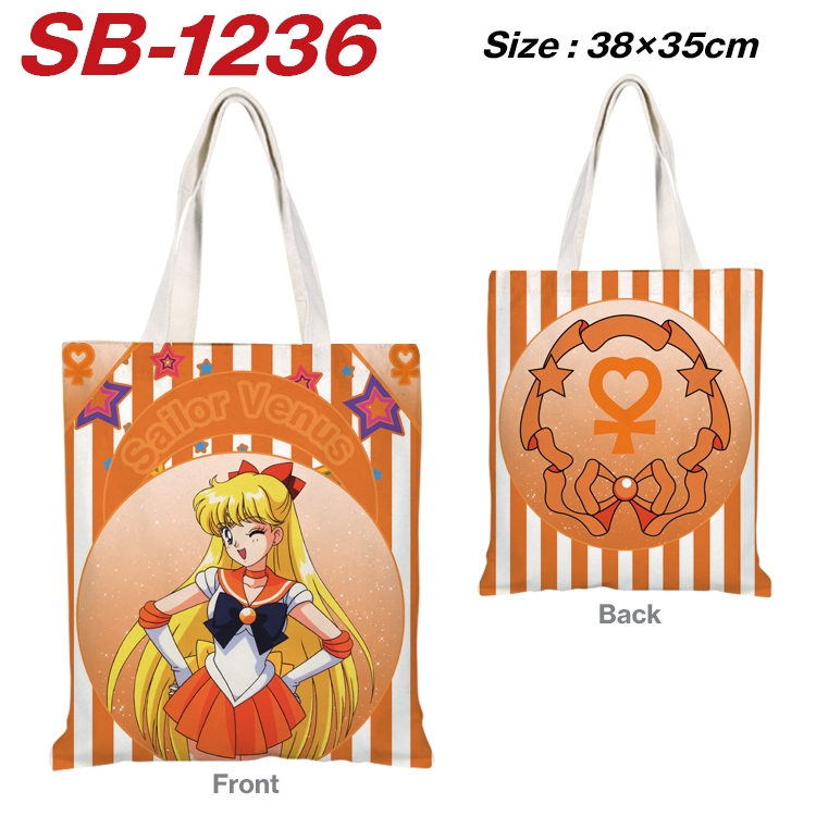 sailormoon Anime Canvas Handheld Shoulder Bag Handbag Shopping Bag 38X35CM SB-1236