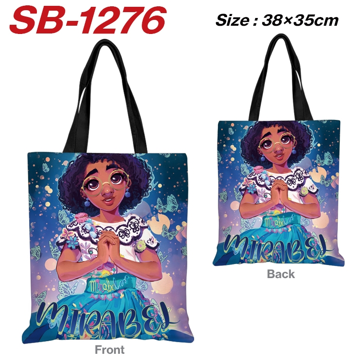 full house of magic Anime Canvas Handheld Shoulder Bag Handbag Shopping Bag 38X35CM  SB-1276