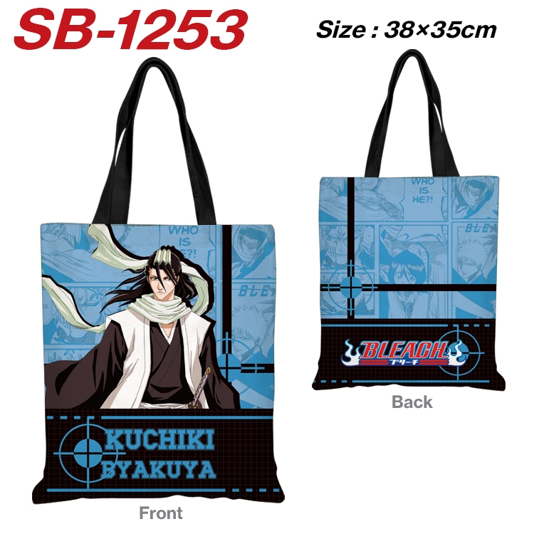 Bleach Anime Canvas Handheld Shoulder Bag Handbag Shopping Bag 38X35CM SB-1253
