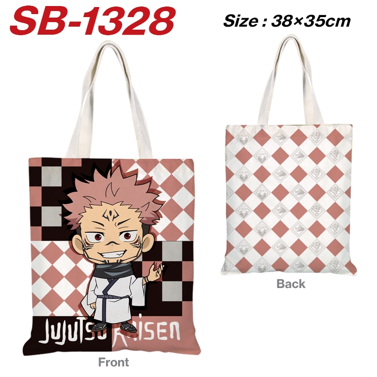Jujutsu Kaisen Anime Canvas Handheld Shoulder Bag Handbag Shopping Bag 38X35CM SB-1328