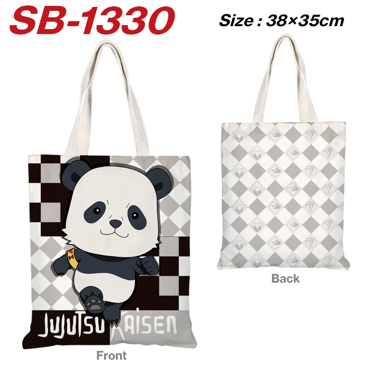 Jujutsu Kaisen Anime Canvas Handheld Shoulder Bag Handbag Shopping Bag 38X35CM  SB-1330