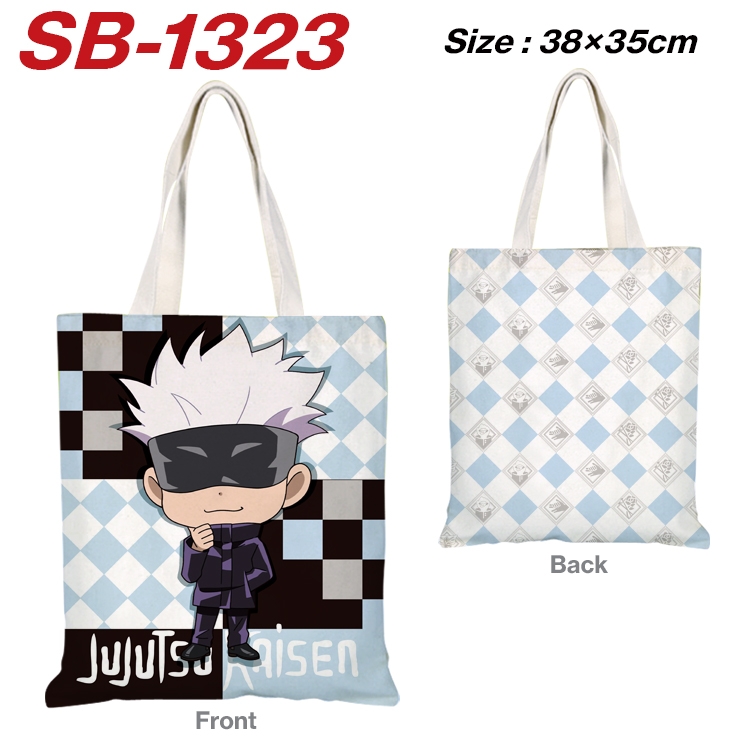 Jujutsu Kaisen Anime Canvas Handheld Shoulder Bag Handbag Shopping Bag 38X35CM SB-1323