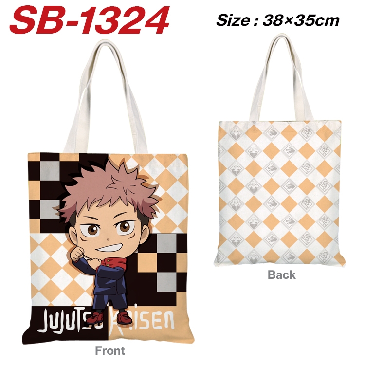 Jujutsu Kaisen Anime Canvas Handheld Shoulder Bag Handbag Shopping Bag 38X35CM SB-1324