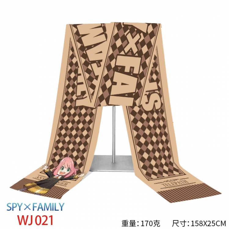 SPY×FAMILY Anime full-color flannelette scarf 158x25cm WJ-021-2