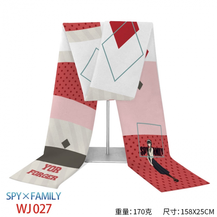 SPY×FAMILY Anime full-color flannelette scarf 158x25cm WJ-027-2