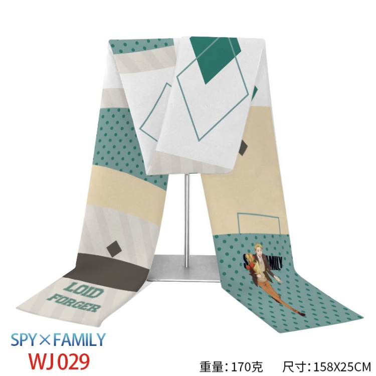 SPY×FAMILY Anime full-color flannelette scarf 158x25cm WJ-029-2