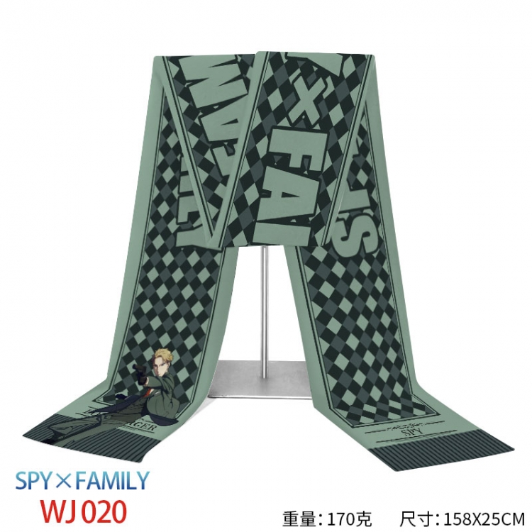 SPY×FAMILY Anime full-color flannelette scarf 158x25cm  WJ-020-2
