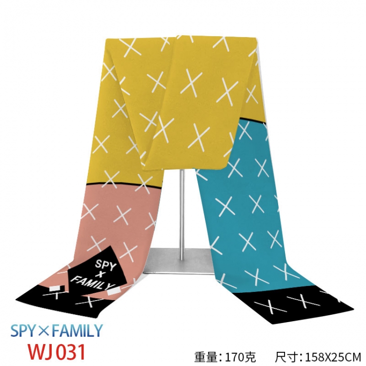 SPY×FAMILY Anime full-color flannelette scarf 158x25cm WJ-031-2