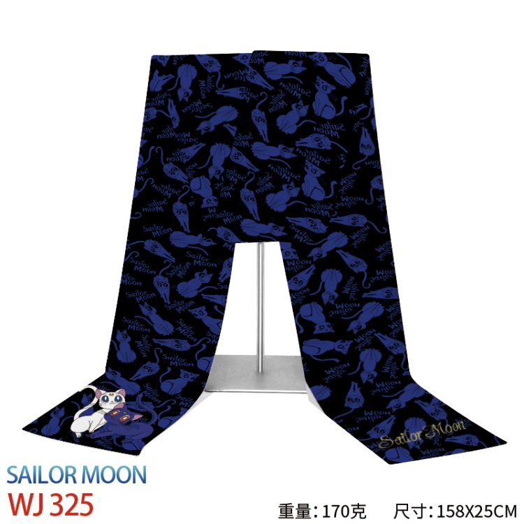 sailormoon Anime full-color flannelette scarf 158x25cm WJ-325