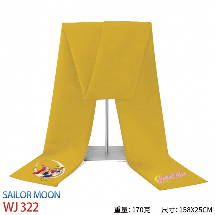sailormoon Anime full-color flannelette scarf 158x25cm  WJ-322