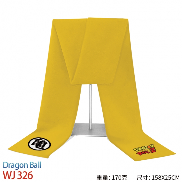 DRAGON BALL Anime full-color flannelette scarf 158x25cm WJ-326