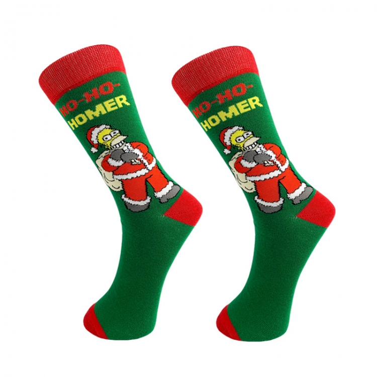 Santa Claus Personality socks in the tube Couple socks price for 5 pcs