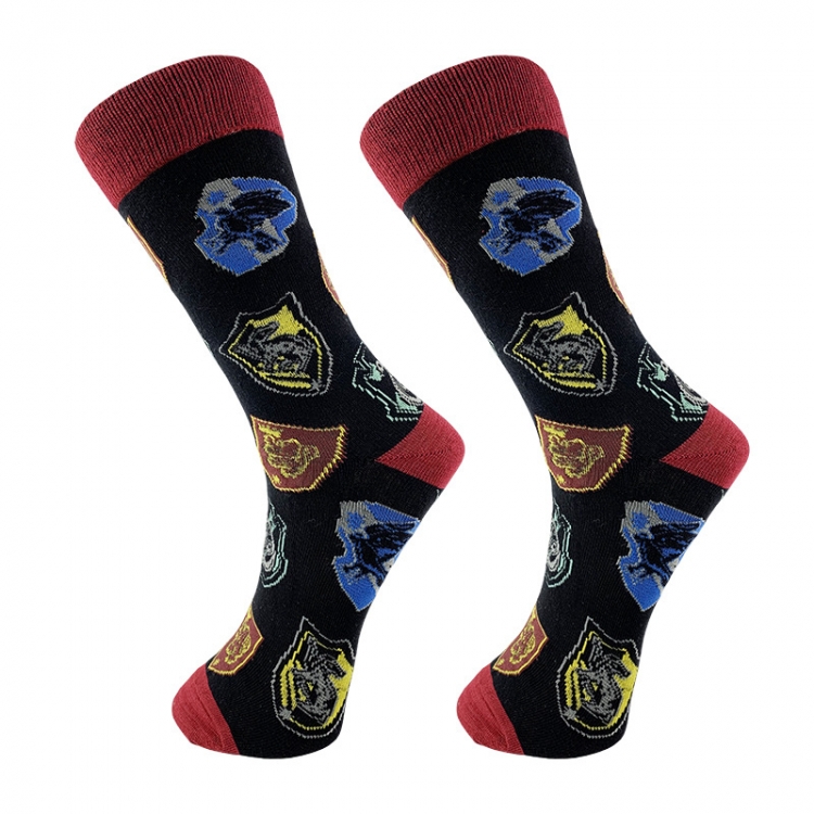 Harry Potter Personality socks in the tube Couple socks price for 5 pcs