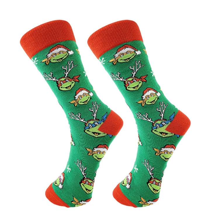 Teenage Mutant Ninja Personality socks in the tube Couple socks price for 5 pcs