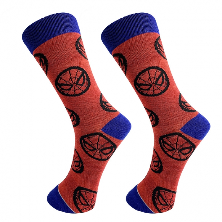 Spiderman Personality socks in the tube Couple socks price for 5 pcs
