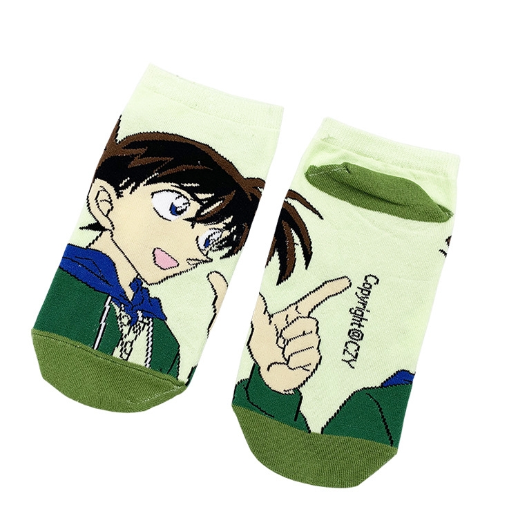 Detective conan Women's socks Sports trend socks price for 10 pcs 