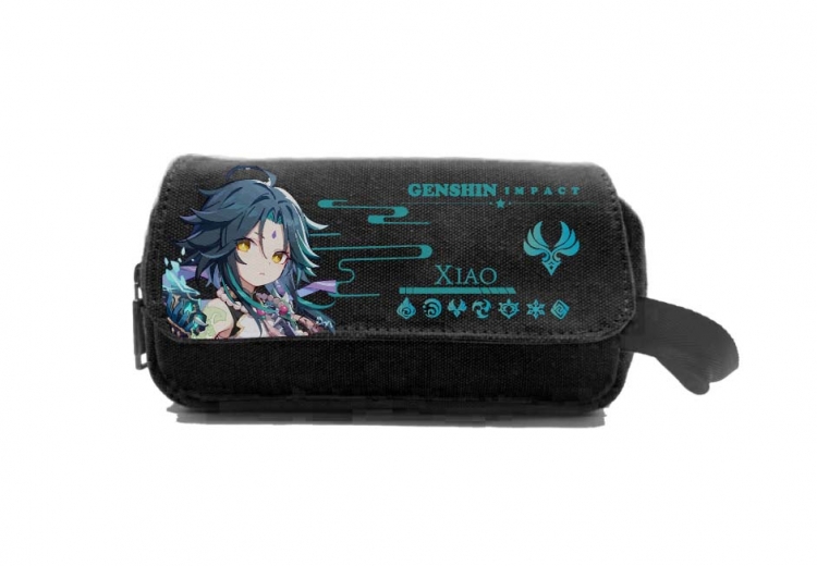 Genshin Impact Anime character pencil case 20.5x5.5x9.5