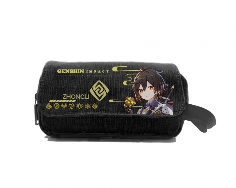 Genshin Impact Anime character pencil case 20.5x5.5x9.5