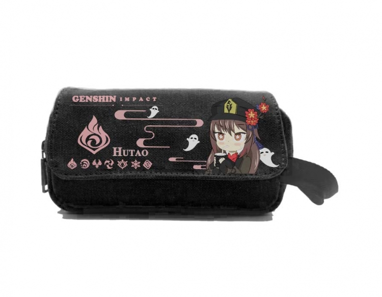 Genshin Impact Anime character pencil case 20.5x5.5x9.5