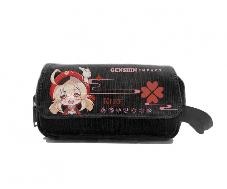 Genshin Impact Anime character pencil case 20.5x5.5x9.5