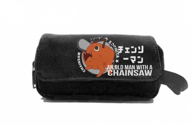 Chainsaw man Anime character pencil case 20.5x5.5x9.5 