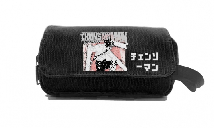 Chainsaw man Anime character pencil case 20.5x5.5x9.5 