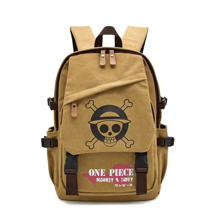 One Piece Anime surrounding backpack canvas schoolbag 43x31x13cm