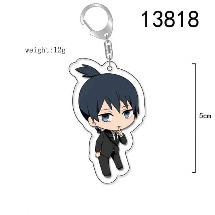 Chainsaw man Anime Acrylic Keychain Charm price for 5 pcs 13818