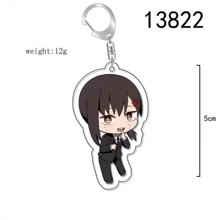 Chainsaw man Anime Acrylic Keychain Charm price for 5 pcs 13822