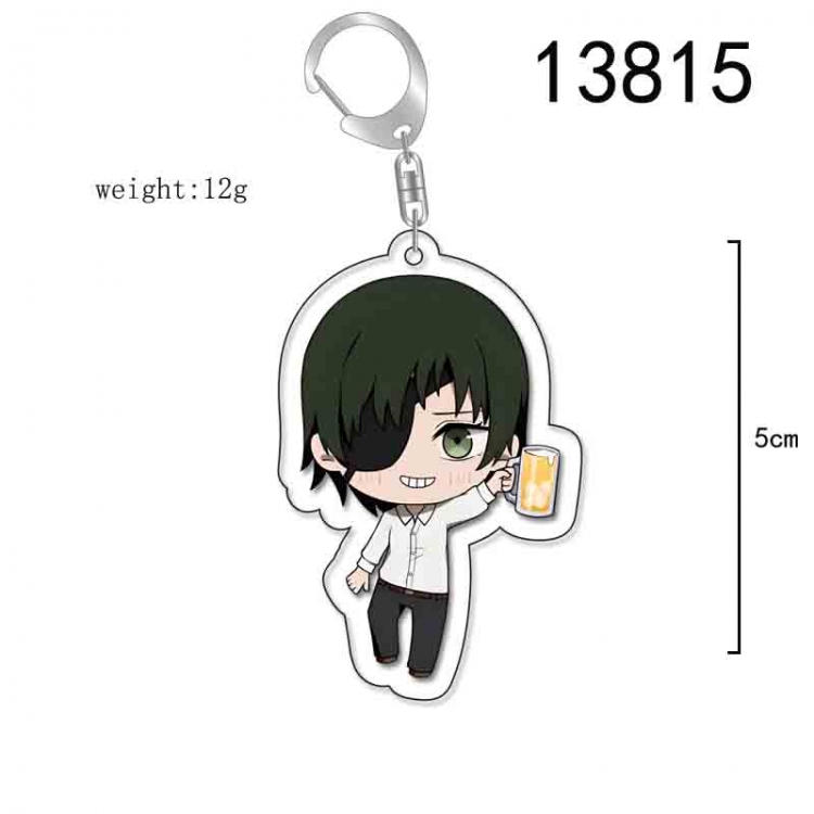 Chainsaw man Anime Acrylic Keychain Charm price for 5 pcs 13815