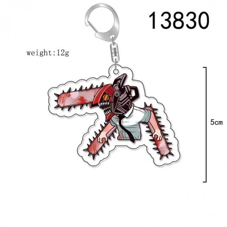 Chainsaw man Anime Acrylic Keychain Charm price for 5 pcs 13830