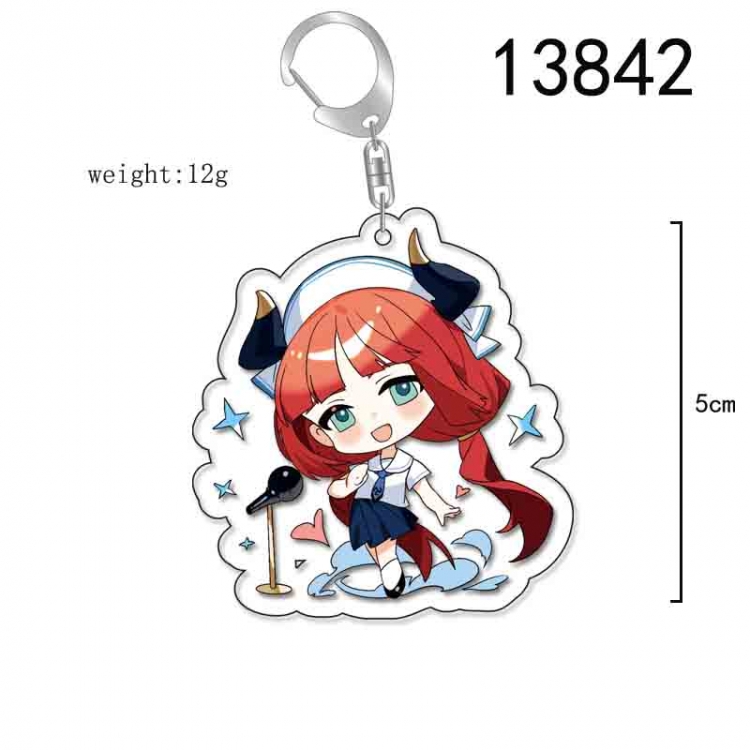 Genshin Impact  Anime Acrylic Keychain Charm price for 5 pcs 13842