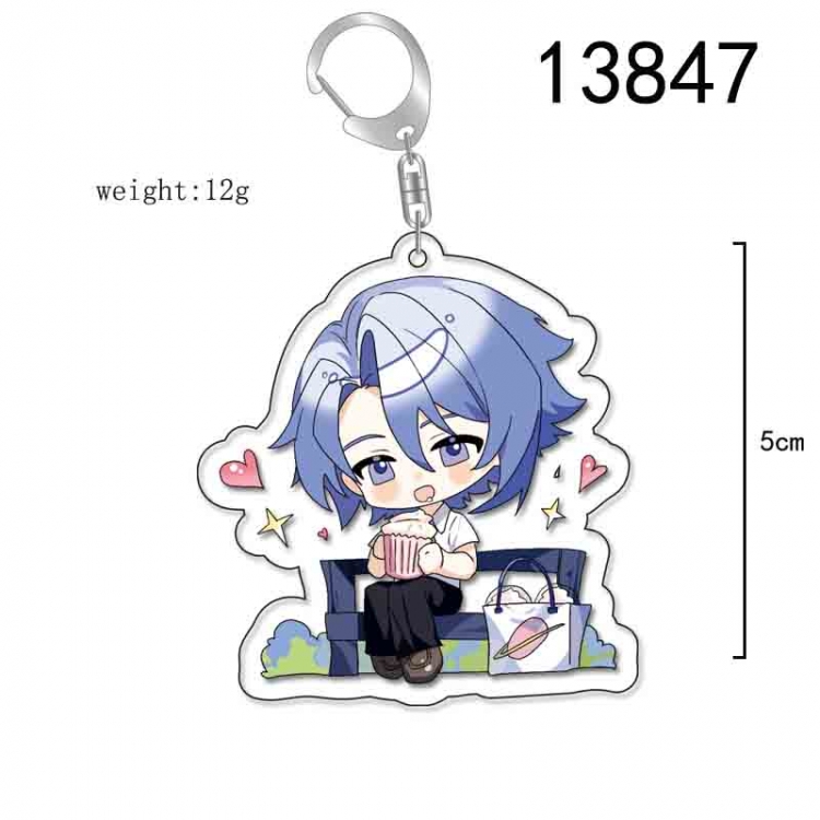 Genshin Impact  Anime Acrylic Keychain Charm price for 5 pcs 13847