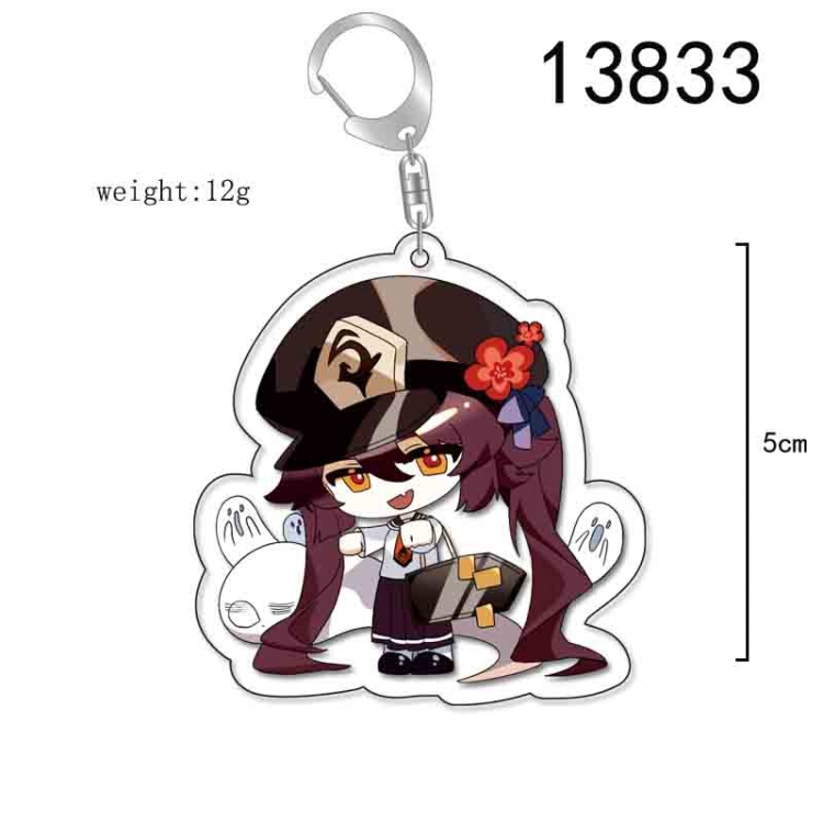 Genshin Impact  Anime Acrylic Keychain Charm price for 5 pcs 13833