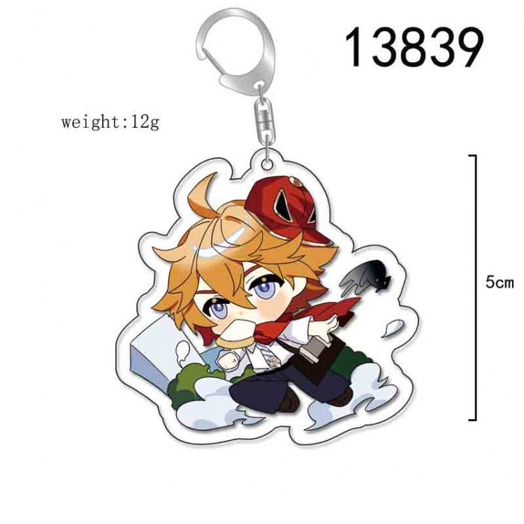 Genshin Impact  Anime Acrylic Keychain Charm price for 5 pcs 13839