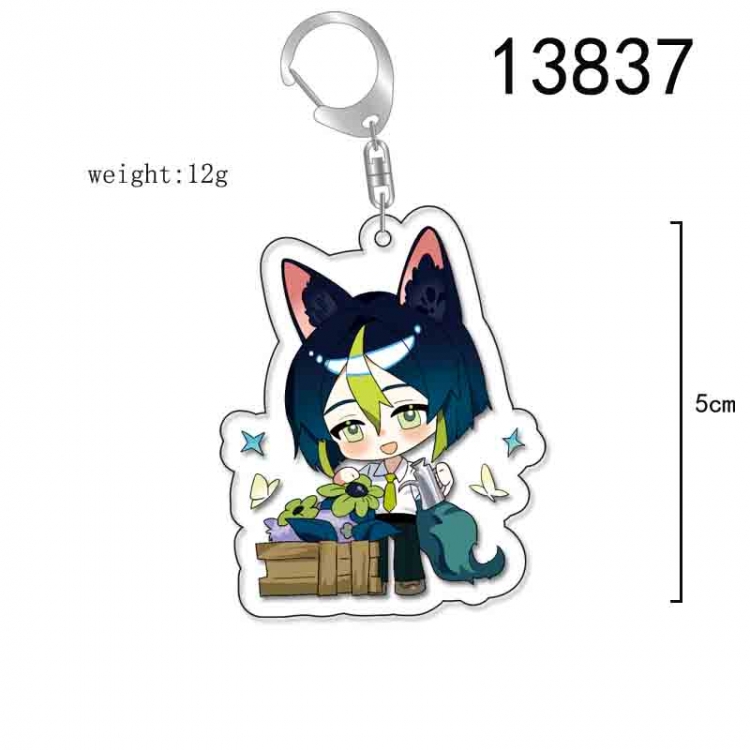 Genshin Impact  Anime Acrylic Keychain Charm price for 5 pcs 13837