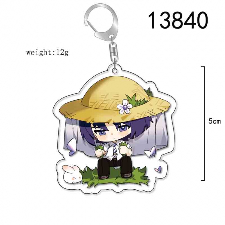 Genshin Impact  Anime Acrylic Keychain Charm price for 5 pcs 13840