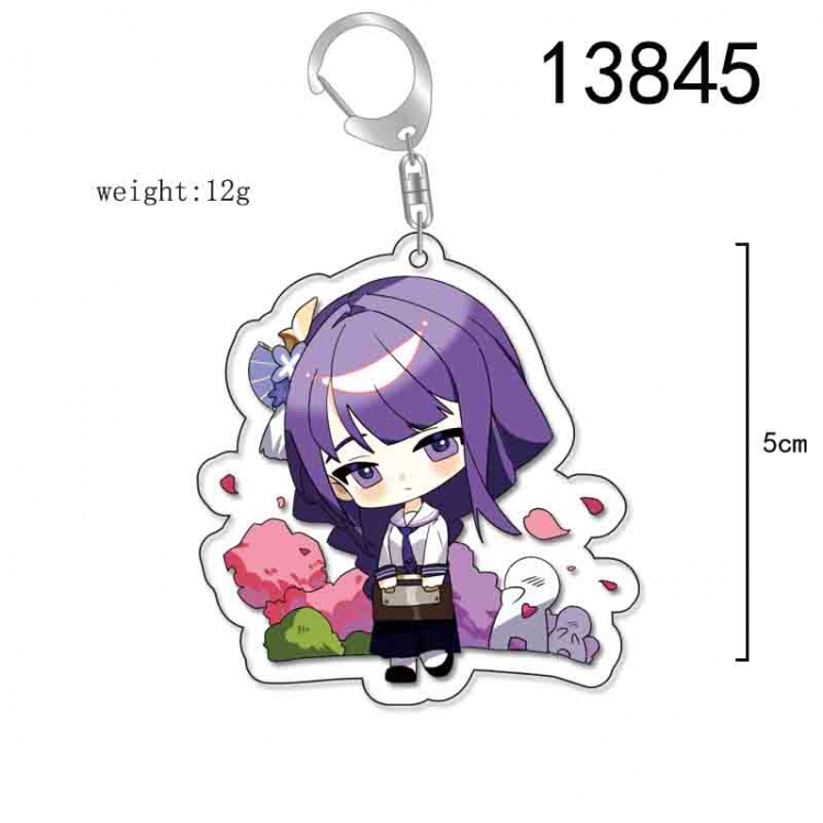 Genshin Impact  Anime Acrylic Keychain Charm price for 5 pcs 13845