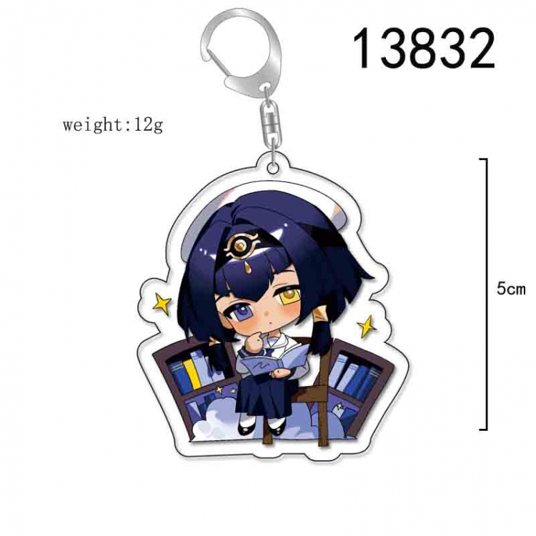 Genshin Impact  Anime Acrylic Keychain Charm price for 5 pcs 13832