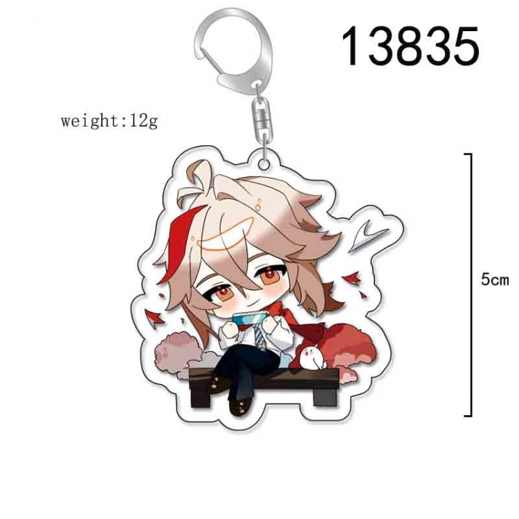 Genshin Impact  Anime Acrylic Keychain Charm price for 5 pcs 13835