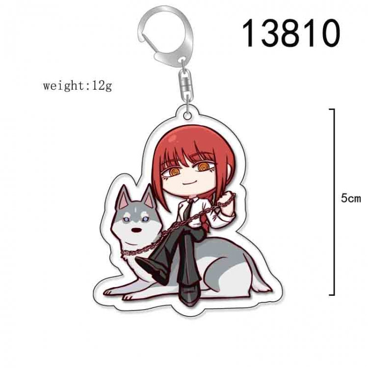 Chainsaw man Anime Acrylic Keychain Charm price for 5 pcs 13810