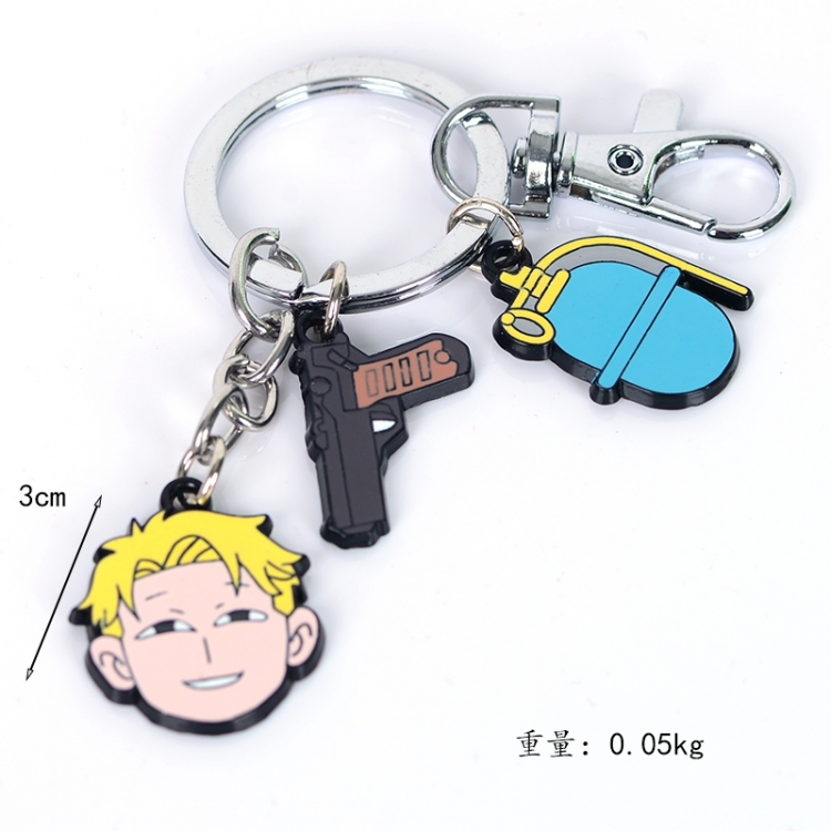 SPY×FAMILY Anime cartoon skewers Key Chain school bag pendant