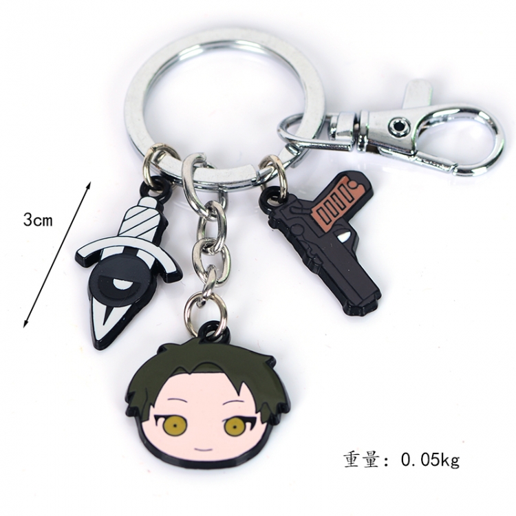 SPY×FAMILY Anime cartoon skewers Key Chain school bag pendant