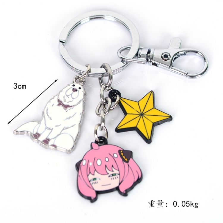 SPY×FAMILY Anime cartoon skewers Key Chain school bag pendant