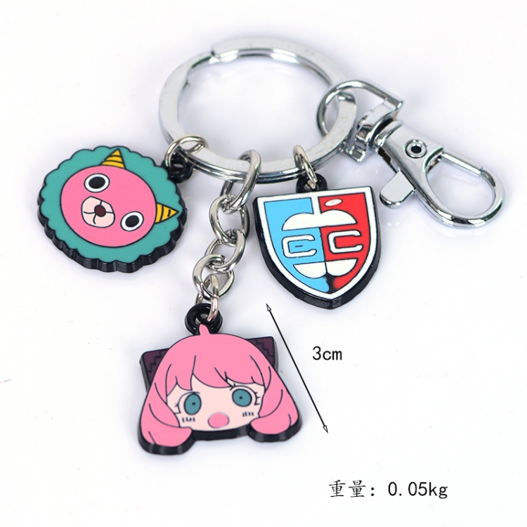 SPY×FAMILY Anime cartoon skewers Key Chain school bag pendant