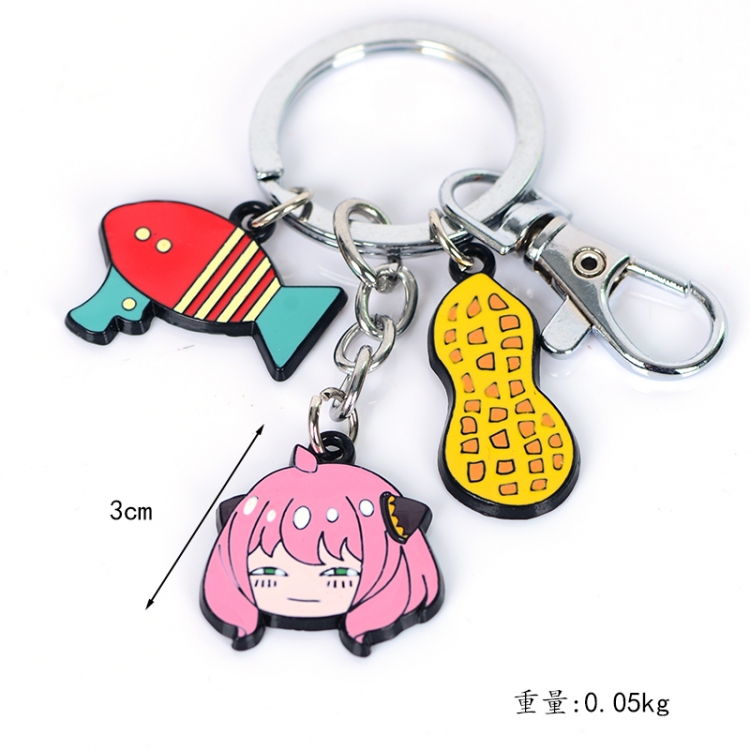 SPY×FAMILY Anime cartoon skewers Key Chain school bag pendant